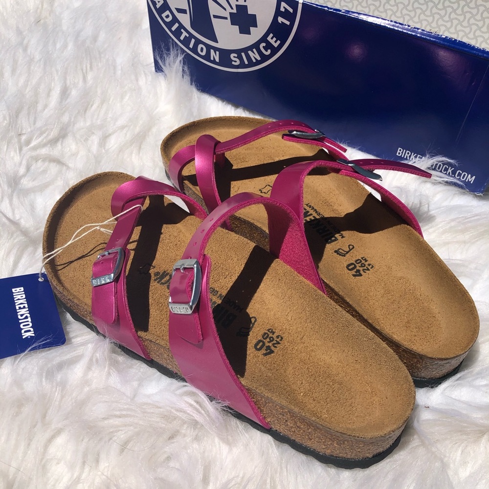 Birkenstock Mayari metallic magenta sandal NWT - Picture 4 of 13